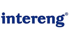 لوگو برند Intereng به رنگ آبی؛ تولید کننده تجهیزات تست و عیبیابی کابل برای زیرساخت دوربینها