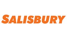 لوگو برند Salisbury به رنگ نارنجی؛ تامینکننده تجهیزات ایمنی برق و ابزار محافظت برای نصب دوربینهای صنعتی