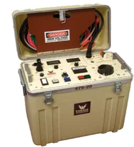 دستگاه تست ولتاژ بالا AC/DC پرتابل Phenix 475-20 (Hi-Pot)، تست دیالکتریک کابل و ترانسفورماتور، تجهیزات تست عایقی فشار قوی