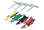 کیت میله‌های کمکی (Auxiliary Spikes) و کابل‌های تست مقاومت زمین، اندازه‌گیری ارتینگ چهار سیمه، تست مقاومت خاک